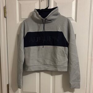 Auburn UA Funnel Neck Cropped Hoodie